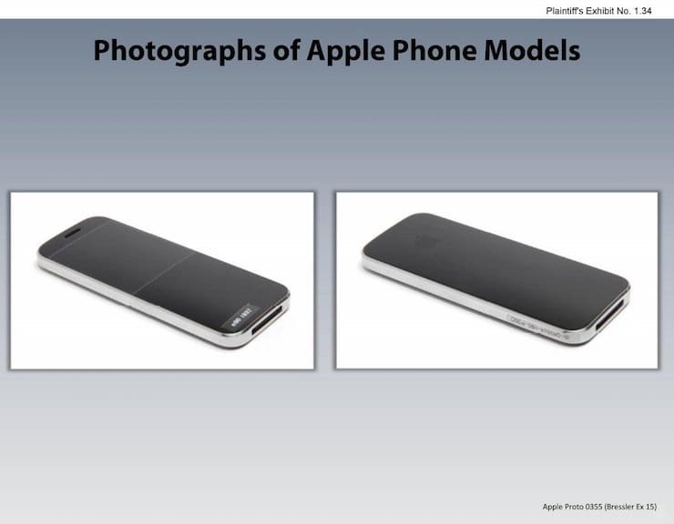 Прототипы первых моделей iPhone