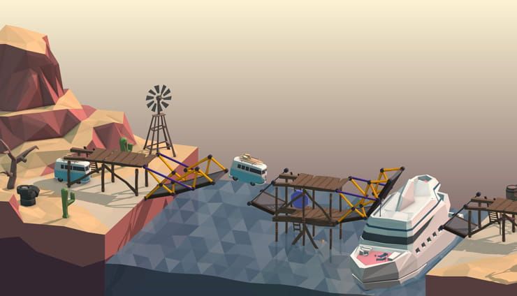 Игра Poly Bridge для iPhone и iPad – головоломка для тех, кто любит строить мосты