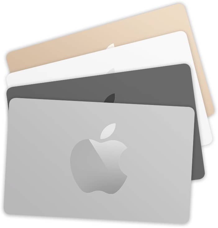 apple store gift card stack