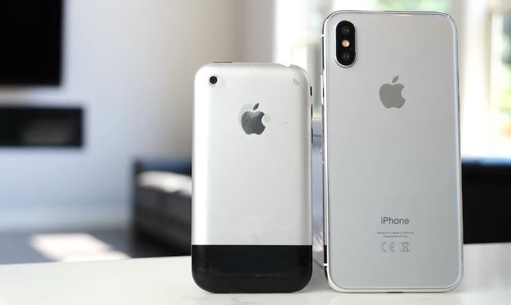 Сравнение съемки фото на камеру iPhone 2G и iPhone X