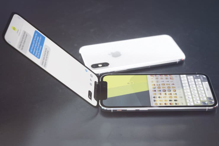 Концепт iPhone X в виде раскладушки
