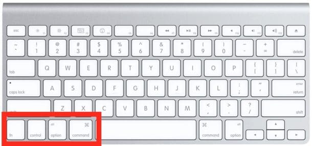 apple keyboard modifier keys