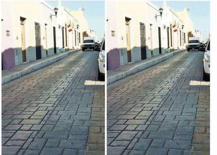 the road illusion image