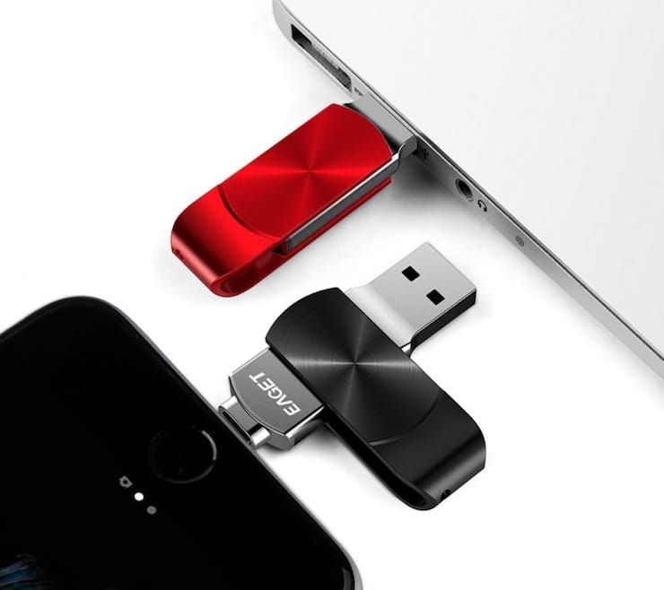USB / Lightning флешка (внешний накопитель) для iPhone или iPad