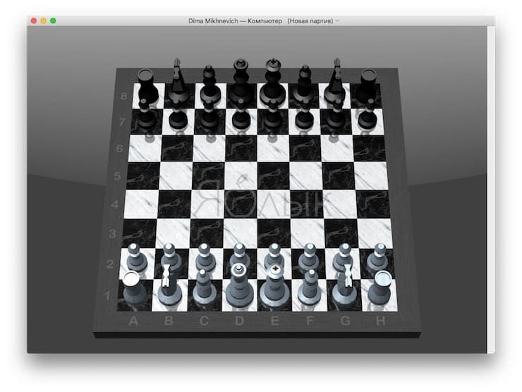 Шахматы на Mac
