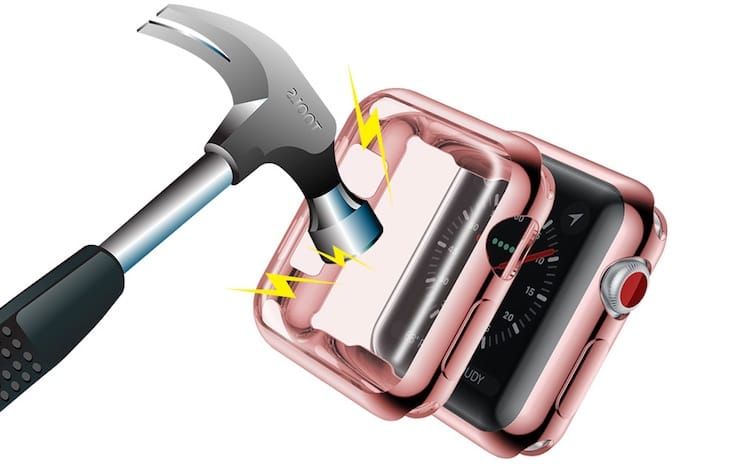 Как защитить дисплей Apple Watch от ударов, царапин