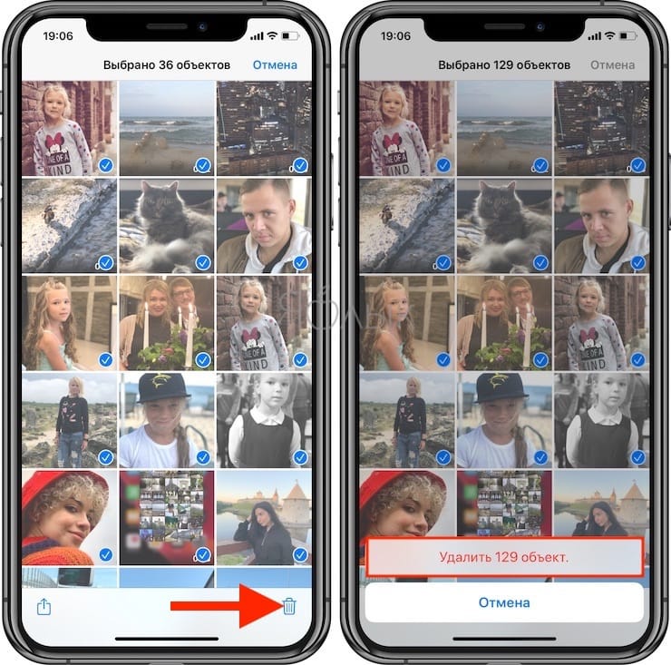 Как удалить сразу все фотографии на iPhone и iPad через приложение Фото