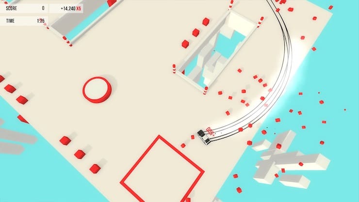 Review of the game Absolute Drift: Zen Edition for iPhone and iPad - become a drift master