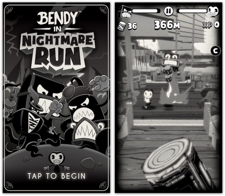 Игра Bendy in Nightmare Run для iPhone и iPad