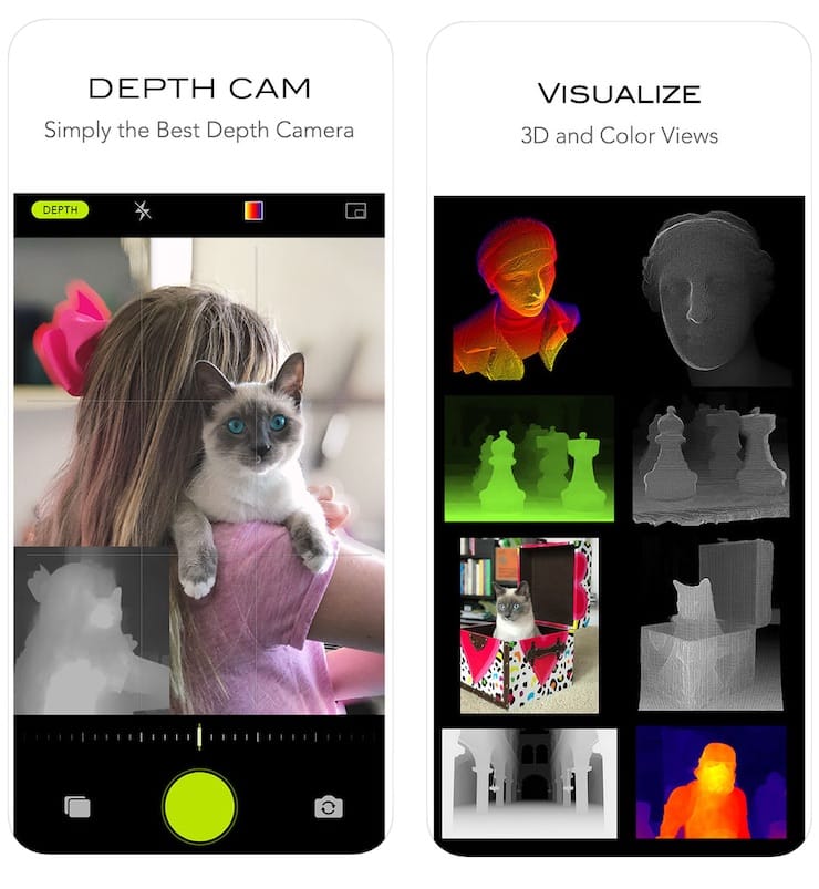 Depth Cam - приложение для обработки фото на iPhone