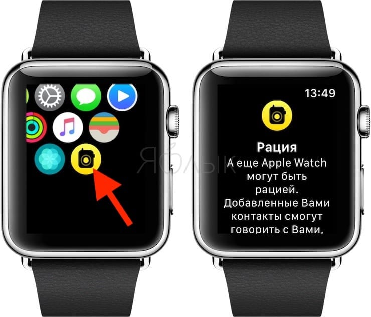 Как добавить пользователя в приложение Рация на Apple Watch