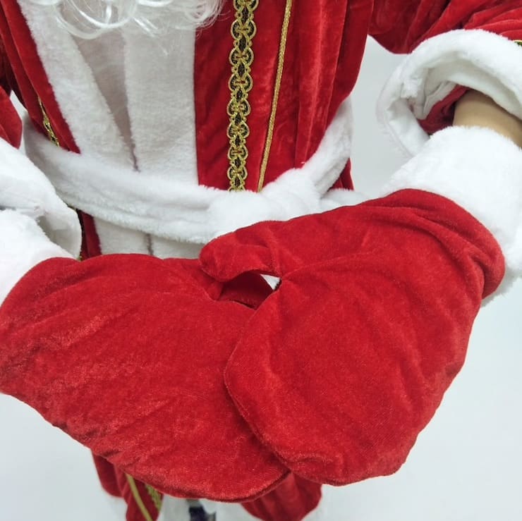 Santa Claus and Snow Maiden costumes