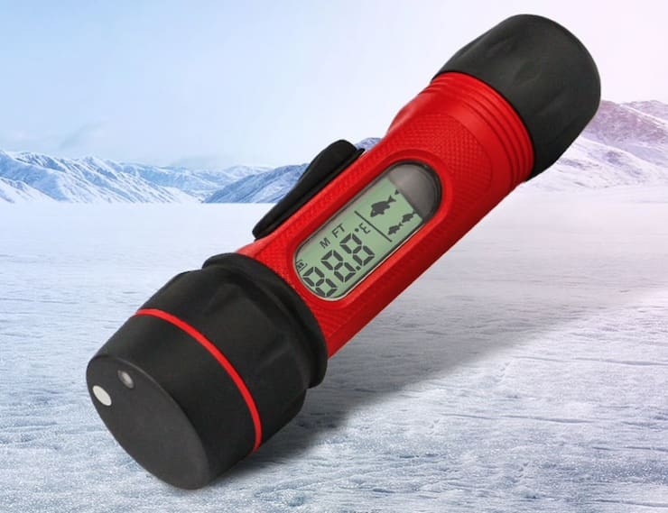 Fishfinder for ice fishing