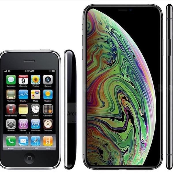 Apple (iPhone 3GS и iPhone XS Max)