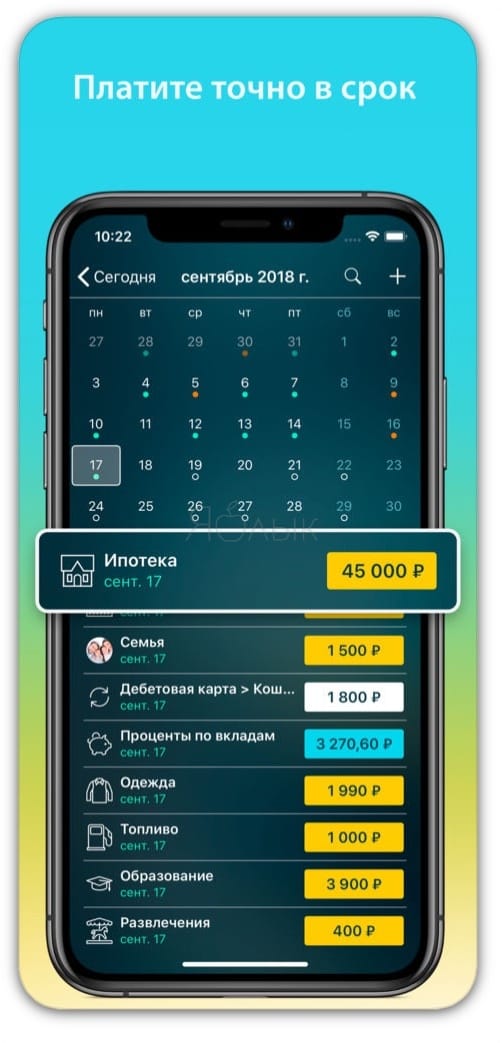 Money Pro – программа для учета финансов