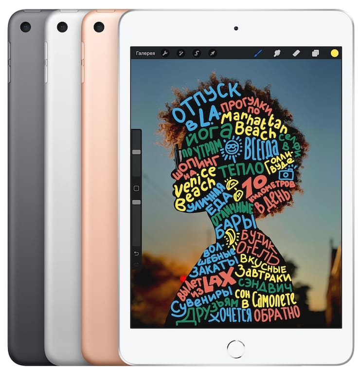 цвета iPad mini 5