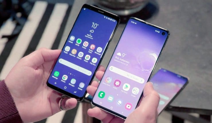Сравнение Samsung Galaxy S10 и Galaxy S9