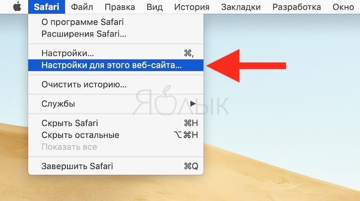 Как автоматически увеличивать шрифт на определенных сайтах в Safari на Mac