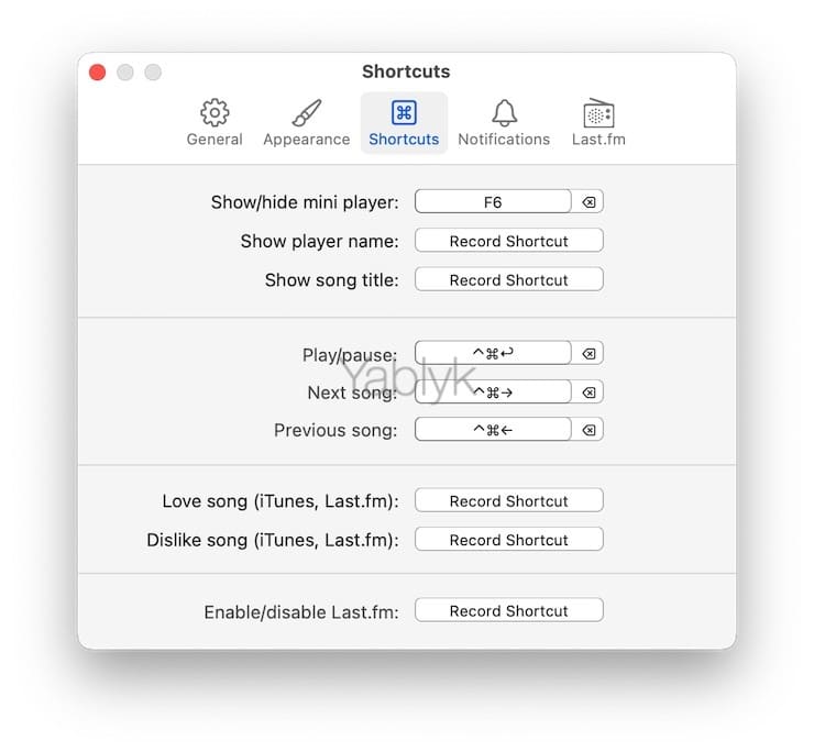 Silicio – продвинутый мини-плеер в строке меню macOS