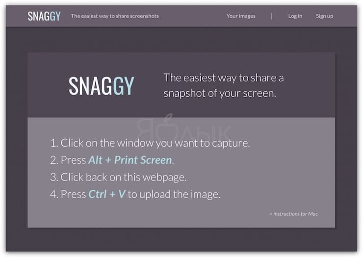 Snaggy - облачный сервис, позволяющий легко делиться файлами между iPhone, Android, Mac и Windows