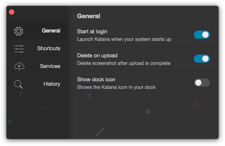 Katana – менеджер скриншотов для Mac