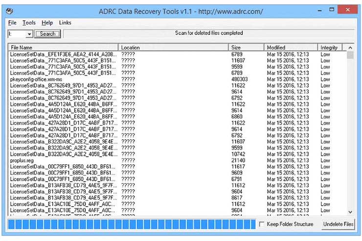 ADRC Recovery Tool