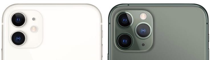 Сравнение камер iPhone 11 и iPhone 11 Pro