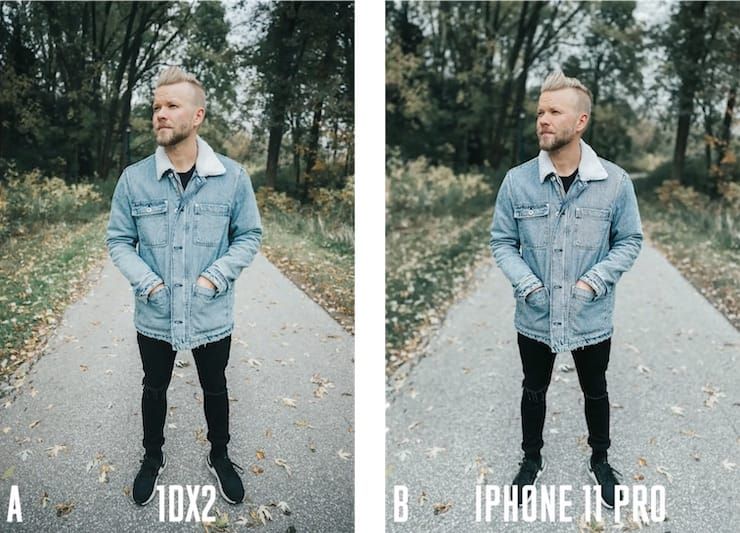 Сравнение фото с камеры iPhone 11 Pro и зеркальной фотокамеры Canon 1DX Mark II