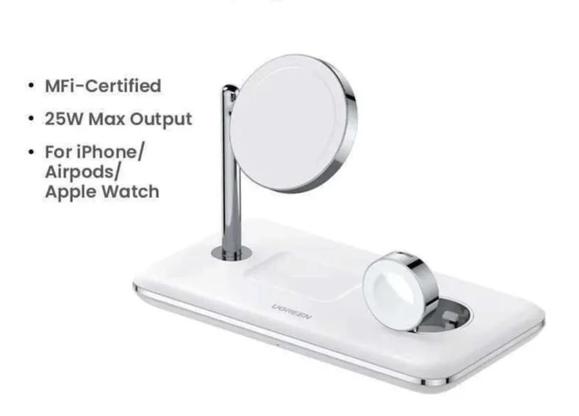 Беспроводная зарядка Ugreen 3-в-1