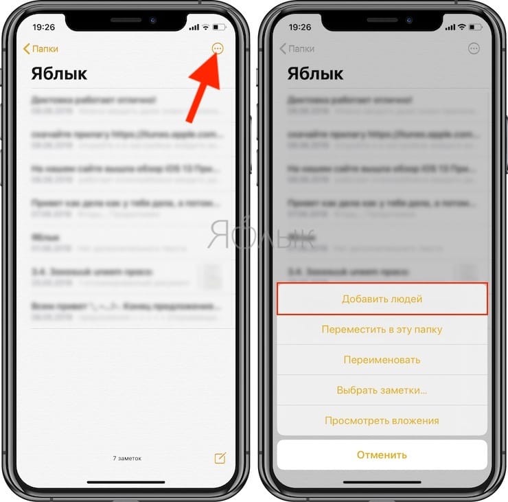Как создать папку на айфоне. Как сделать общую заметку. Общие заметки в iphone. Заметки айфон папки. Переименовать заметку на iphone.