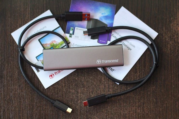 Обзор Transcend ESD250C – быстрый внешний SSD-накопитель