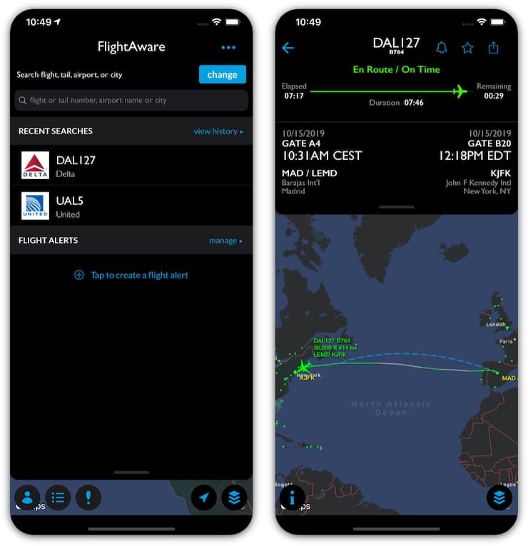 FlightAware Flight Tracker