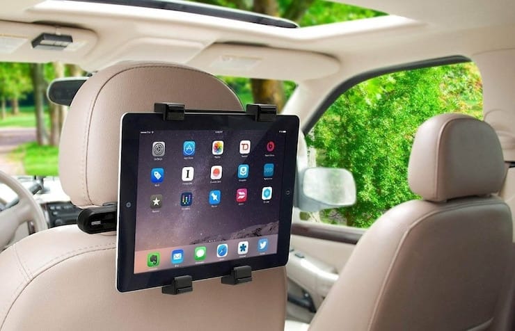Автомобильные держатели в подголовник для планшетов (iPad, Galaxy Tab и др)