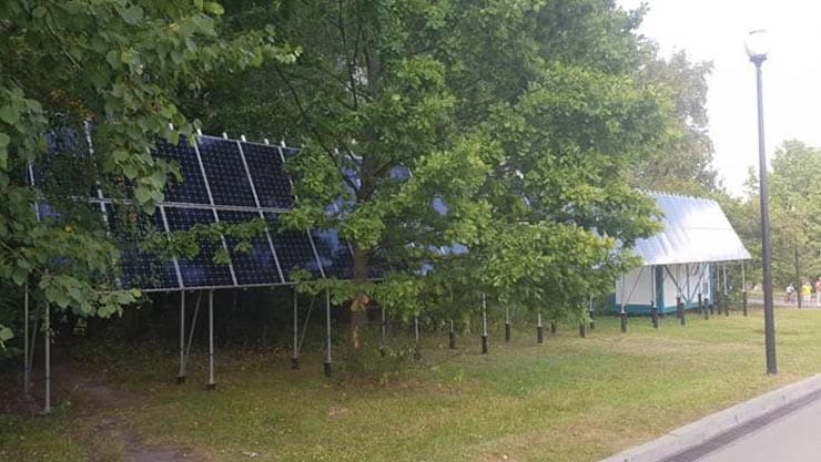 Espace pour un panneau solaire