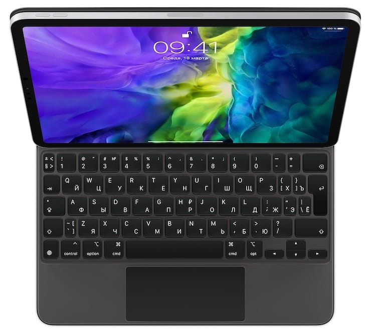 Поддержка Magic Keyboard для iPad Pro