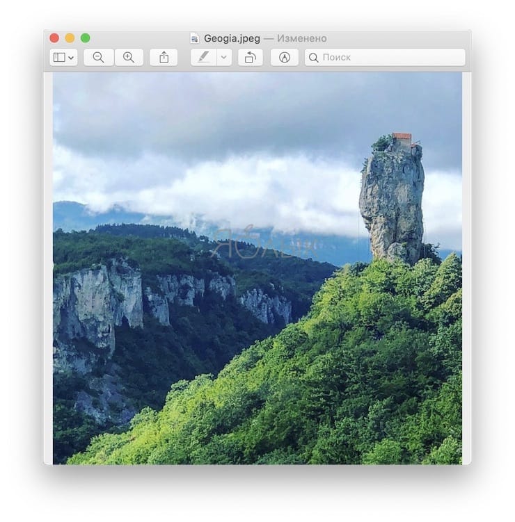 Как повернуть картинку (фото) на Mac в приложении «Просмотр»