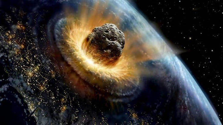 La taille d'une météorite qui pourrait anéantir l'humanité