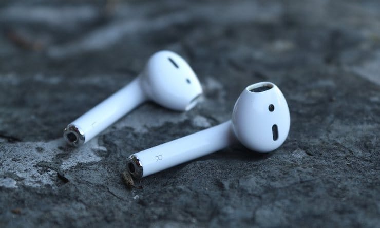 airpods laying on ground