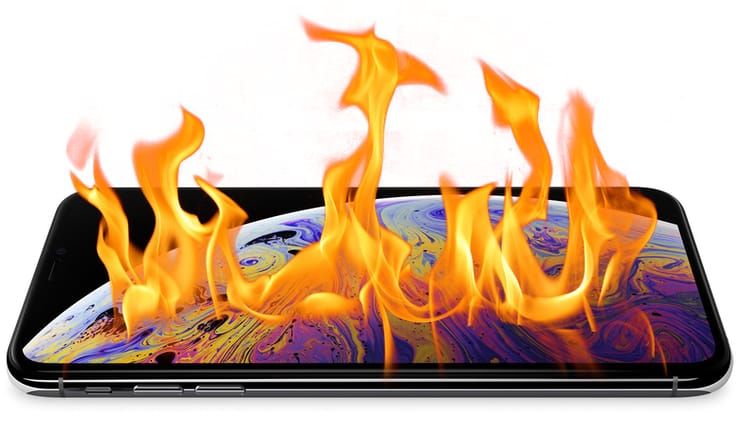Выгорание экрана iPhone