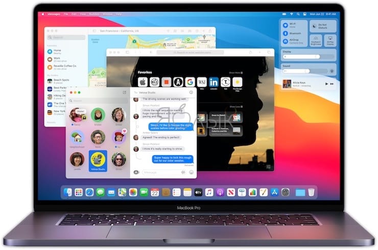 macOS Big Sur - новый дизайн