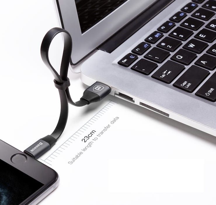 Карманные короткие Lightning-кабели для iPhone и iPad