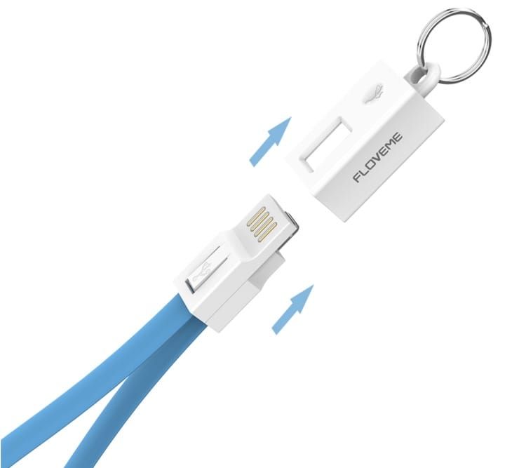 Карманные короткие Lightning-кабели для iPhone и iPad