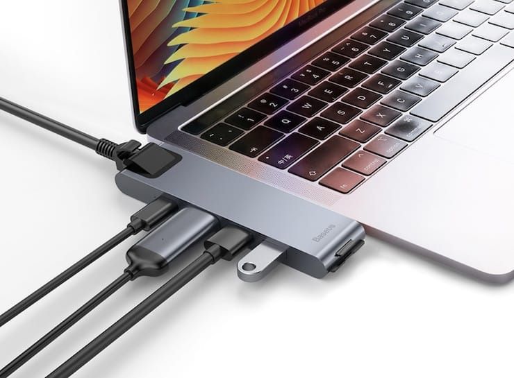 USB-хаб для MacBook 7-в-1 Baseus