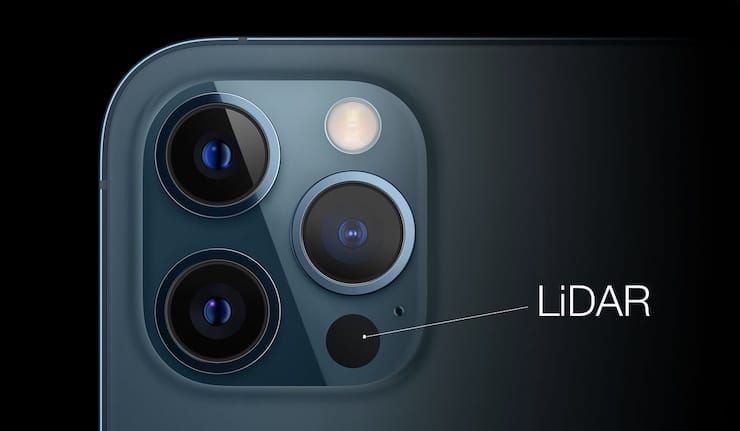 LiDAR в iPhone 12 Pro и iPhone 12 Pro Max