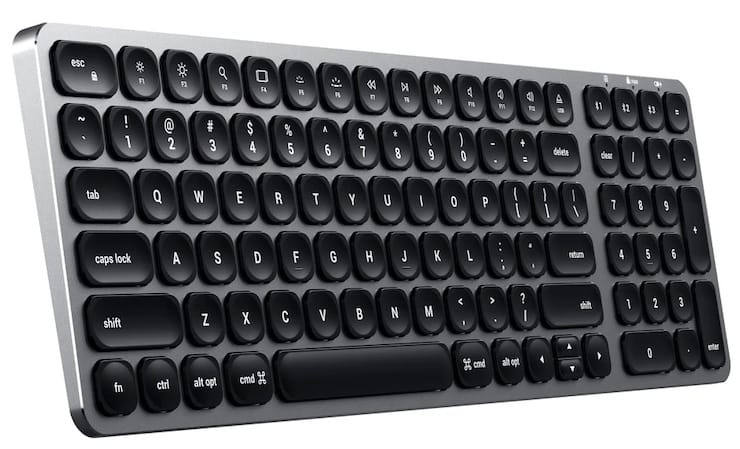 Полноразмерная беспроводная клавиатура Satechi Compact Backlit Bluetooth Keyboard с подсветкой