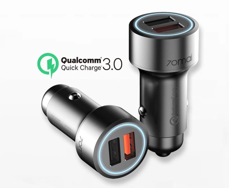 Зарядное устройство 70mai Dual USB Car Charger