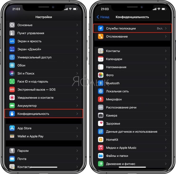Как запретить доступ к геопозиции в различных приложениях на iPhone или iPad?