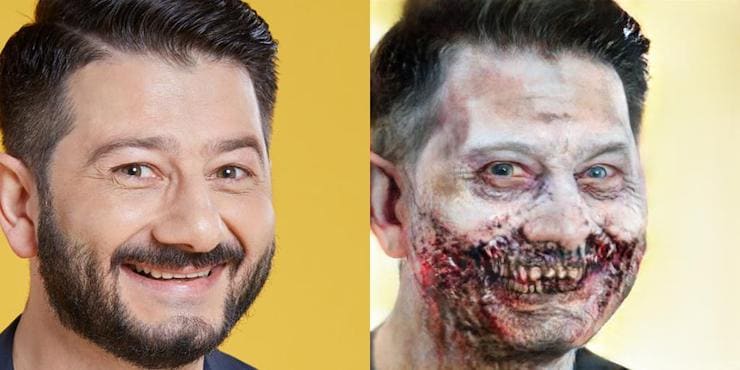 Как превратить лицо на фото в зомби