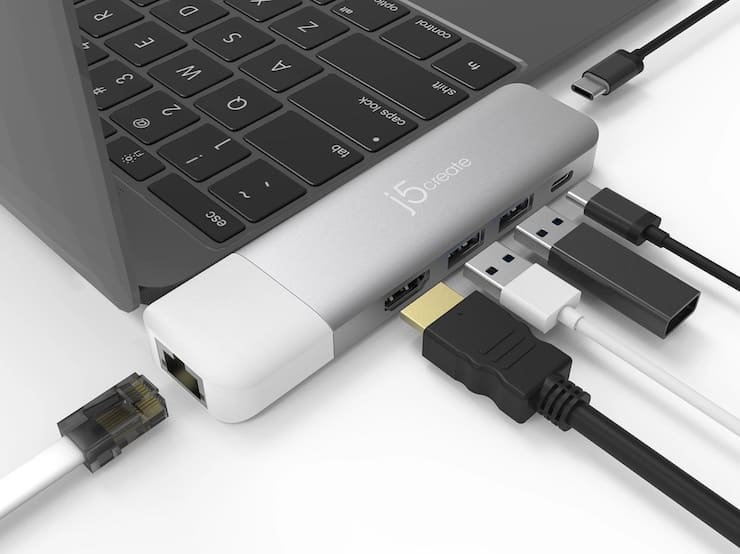 j5create JCD389 is a unique modular USB-C docking station for MacBook