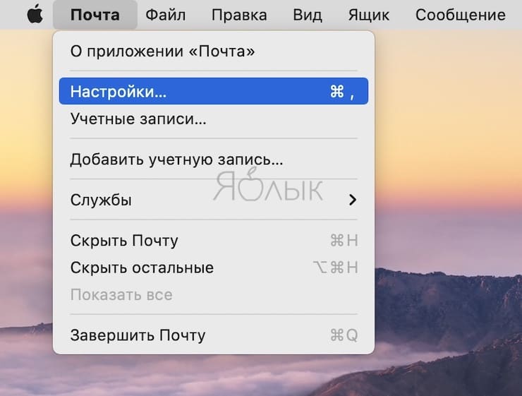 How to set up Yandex mail in the Mail app on Mac